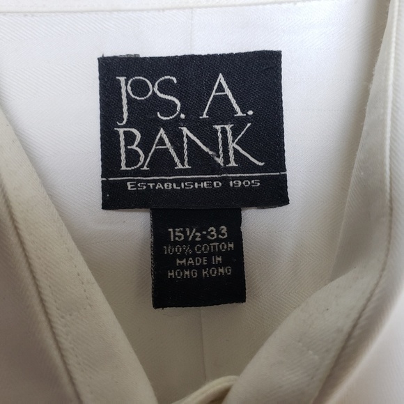 Jos. A Bank White Dress Shirt - Picture 2 of 3